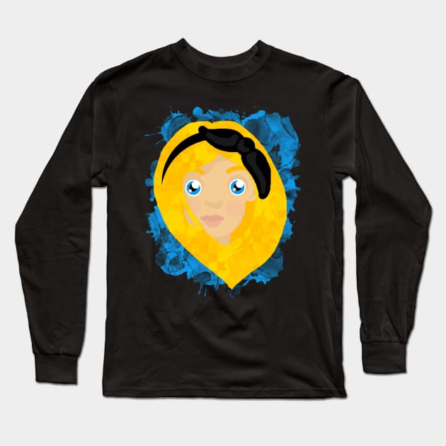 Alice Long Sleeve T-Shirt by Not Meow Designs 